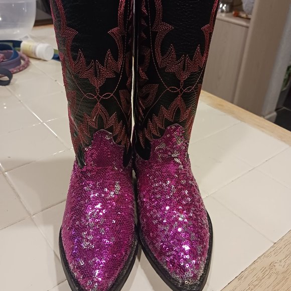 Presidente Fusia Cowboy Boots size 5.5 - Picture 9 of 12